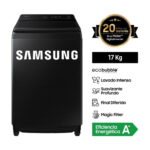Imagen de Lavadora Samsung WA17CG6441BVPE EcoBubble Carga Superior Negro 17kg con 31% de descuento oferta online | SuperCupon
