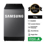 Imagen de Lavadora Samsung WA13CG5441BDPE EcoBubble Carga Superior Gris 13 Kg con 30% de descuento oferta online | SuperCupon