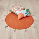 Imagen de Alfombra redonda Día 90cm Casa del Jardín Orange con 80% de descuento oferta online | SuperCupon