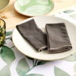 Imagen de Set x 2 servilletas de tela Gris Casa del Jardín Orange con 80% de descuento oferta online | SuperCupon