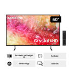 Imagen de Televisor Samsung 50" UN50DU7000GXPE Crystal 4K UHD DU7000 Tizen OS Smart TV Black con 31% de descuento oferta online | SuperCupon