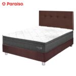 Imagen de Dormitorio Pocket Star 2 Plazas Chocolate + 2 Almohadas + Protector con 58% de descuento oferta online | SuperCupon