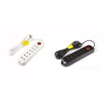 Imagen de Set Extensión eléctrica 6 Tomas Universal 3m Negro y Blanco con 61% de descuento oferta online | SuperCupon
