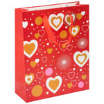 Imagen de Bolsa CLASS&WORK Mediana Corazones Rojos con 62% de descuento oferta online | SuperCupon