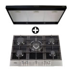 Imagen de COMBO FDV: Cocina Encimera Empotrable Deluxe Chef 75 + Campana Extractora Class Acero Inoxidable 90cm Negro con 40% de descuento oferta online | SuperCupon