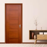 Imagen de Puerta enchapada Sapelli Natural Opera 40x85x2.07 con 63% de descuento oferta online | SuperCupon