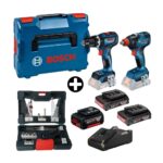 Imagen de COMBO Taladro GSB-90C + Llave de impacto GDX 18V-200 + Batería Gba 18v 4.0ah + Set V-LINE 41 Piezas brocas + Puntas Bosch con 33% de descuento oferta online | SuperCupon