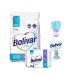 Imagen de Pack BOLIVAR Detergente Polvo Baby Kids Bolsa 1.5Kg + Jabón Cuidado Bebés Bolsa 380g + Suavizante Baby & Kids Frasco 800ml con 21% de descuento oferta online | SuperCupon