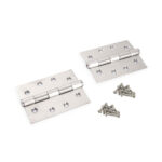 Imagen de Bisagra Acero Inoxidable 4"x3" x 2.5mm x2 unidades Zender con 76% de descuento oferta online | SuperCupon