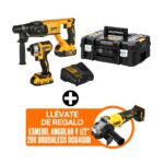 Imagen de COMBO Dewalt Inalámbrico DCK260D1P1T-K8: Rotomartillo + Atornillador de Impacto + Esmeril Angular + 2 Baterías con 34% de descuento oferta online | SuperCupon