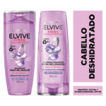 Imagen de Pack ELVIVE Ácido Hialurónico Shampoo Frasco 370ml + Acondicionador Frasco 370ml con 19% de descuento oferta online | SuperCupon