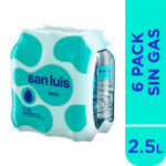 Imagen de Agua Mineral SAN LUIS sin Gas Botella 2.5L Paquete 6un con 15% de descuento oferta online | SuperCupon