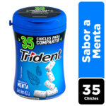 Imagen de Chicle TRIDENT Botella Sin Azúcar sabor Menta Envase 35un con 15% de descuento oferta online | SuperCupon