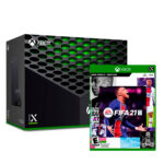 Imagen de Consola Xbox Serie X Negro 1TB + Fifa 21 con 30% de descuento oferta online | SuperCupon