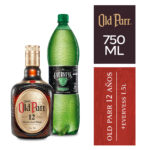 Imagen de Pack Whisky OLD PARR 12 Años Botella 750ml + Ginger Ale EVERVESS Botella 1.5L con 19% de descuento oferta online | SuperCupon