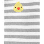 Imagen de Pijama Tipo Enterizo Carter's a Rayas 100% Algodón Manga Larga para Bebés Niñas con 60% de descuento oferta online | SuperCupon