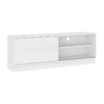 Imagen de Mesa TV Modular 1 puerta corrediza Blanco Orange con 68% de descuento oferta online | SuperCupon