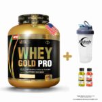 Imagen de Proteína Level Pro Whey Gold Pro 6.600 Libras Vanilla Creme + Shaker con 29% de descuento oferta online | SuperCupon