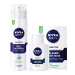 Imagen de Pack Gel de Afeitar NIVEA Men Sensitive - Frasco 200ml + Bálsamo After shave NIVEA Men Sensitive Protect - Frasco 100ml con 17% de descuento oferta online | SuperCupon
