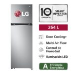Imagen de Refrigeradora LG Top Freezer GT26BPP 264L Plateada con 36% de descuento oferta online | SuperCupon
