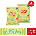 Imagen de Pack Papas Ondas LAY'S con Mayonesa Bolsa 140g x 2un con 16% de descuento oferta online | SuperCupon