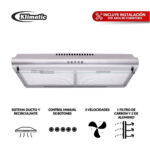 Imagen de Campana Klimatic IWH101IXG/M Inox 60 cm con 33% de descuento oferta online | SuperCupon