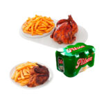 Imagen de Pack 1/4 Pollo Rostizado + Papas Fritas + Combo Pollo Rostizado + Papas Fritas + PILSEN Six Pack 355ml con 19% de descuento oferta online | SuperCupon
