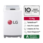 Imagen de Lavadora LG WT13WPBK Smart Motion Carga Superior 13kg Blanco con 33% de descuento oferta online | SuperCupon