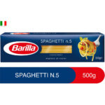 Imagen de Fideos Spaghetti #5 BARILLA Caja 500g con 18% de descuento oferta online | SuperCupon