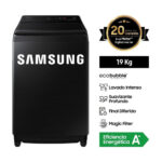 Imagen de Lavadora Samsung WA19CG6441BVPE EcoBubble Carga Superior Negro 19kg con 41% de descuento oferta online | SuperCupon