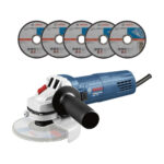 Imagen de Amoladora angular Bosch GWS 700 -710W + 5 discos con 38% de descuento oferta online | SuperCupon