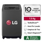Imagen de Lavadora LG 13 Kg Carga Superior WT13BPBK Negro Claro con 33% de descuento oferta online | SuperCupon
