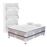 Imagen de Pack VIVA HOME Cama 2Plz (Colchón + Base Tarima) + Sofá Cama + 2 Alm + Zapatera Fortaleza 3 Caj con 25% de descuento oferta online | SuperCupon