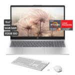 Imagen de Laptop HP 15-FC0007LA 15.6" AMD Ryzen 5 (7000 series) 16GB 512GB SSD + Teclado + Mouse inalambrico con 40% de descuento oferta online | SuperCupon