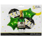 Imagen de Set de Globos Happy Champagne CLASS&WORK 5piezas con 64% de descuento oferta online | SuperCupon
