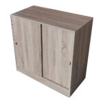 Imagen de Cómoda M+Design 2 Personas Corredizas 80x40x80cm Natural con 50% de descuento oferta online | SuperCupon