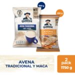 Imagen de Pack Quaker: Avena Tradicional 900g + Avena con Maca 850g con 21% de descuento oferta online | SuperCupon