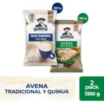 Imagen de Pack Quaker: Avena Tradicional 500g + Avena con Quinua 850g con 21% de descuento oferta online | SuperCupon