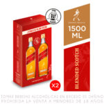 Imagen de Twopack Whisky Johnnie Walker Red Botella 750ml con 50% de descuento oferta online | SuperCupon
