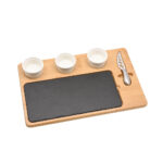 Imagen de Tabla Krea + Piedra con 3 Pocillos + Utensilio con 50% de descuento oferta online | SuperCupon