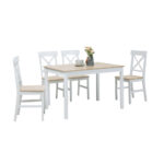Imagen de Comedor 4 Sillas M+Design Romance 2.0 Natural con 63% de descuento oferta online | SuperCupon