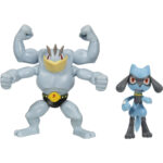 Imagen de Pack x2 Figuras Machamp y Riolu Pokemon con 50% de descuento oferta online | SuperCupon