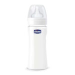 Imagen de Biberón Boca Ancha Chicco Vidrio Termoresistente 240ml con 50% de descuento oferta online | SuperCupon