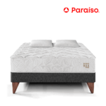 Imagen de Cama Europea Pocket Max Queen Charcoal + 2 Almohadas + Protector con 50% de descuento oferta online | SuperCupon
