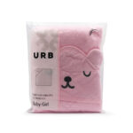 Imagen de Toalla con Capucha 80x80 cm Urb Rosado con 51% de descuento oferta online | SuperCupon