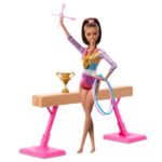 Imagen de Muñeca Profesiones Set De Juego Gimnasta Cabello Castaño con 71% de descuento oferta online | SuperCupon