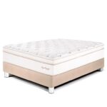 Imagen de Cama Box Tarima Royal Dynasty 1.5 Plz + 1 Almohada Viscoelástica + Protector con 51% de descuento oferta online | SuperCupon