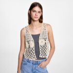 Imagen de Chaleco Bordado Mujer Mango con 50% de descuento oferta online | SuperCupon