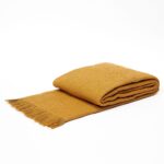 Imagen de Manta Waffle Mostaza 100% Lino con 60% de descuento oferta online | SuperCupon