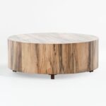 Imagen de Mesa de Centro de Madera Redonda Dillon Spalted Primavera con 90% de descuento oferta online | SuperCupon